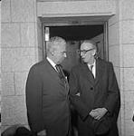 Ambassador Charles Ritchie after being recalled by John Diefenbaker Feb. 1963.