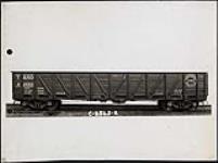 T&NO godola car, composite, side view, builder's photo Southern Pacific Lines, built 10-46 Oct. 1946.