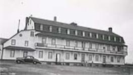 East view of Ermineskin Indian Residential School showing the outside refinished, Hobbema, Alberta, November 1, 1938