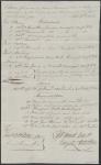 Letter to Lieutenant Colonel Pilkington from [Lieutenant Daniel] of the Royal Artillery 11 September 1814.