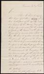 Letter to Sir John Coape Sherbrooke from Major General Horsford 15 February 1815.