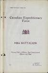 Canadian Expeditionary Force - 148th Battalion - Nominal Roll of Officers, Non-Commissioned Officers and Men 1917