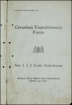 Canadian Expeditionary Force - 1st, 2nd and 3rd Canadian Field Ambulance - Nominal Roll of Officers, Non-Commissioned Officers and Men 1915-1917