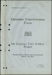 Canadian Expeditionary Force - 8th Field Artillery Brigade - Nominal Roll of Officers, Non-Commissioned Officers and Men 1915-1918