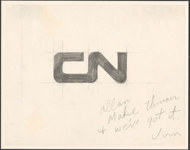 CN logo (Make it thinner and we've got it!) 1959