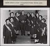 Miss Grey Cup Competitors with AOC 1955.