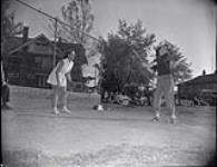 Lab girls and nurses softball game 31 May 1951