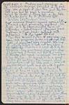 Nine pages from Rosemary Gilliat's diary, written near De Winton, Alberta August 11-12, 1954