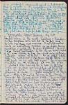 Four pages from Rosemary Gilliat's diary, written at Kananaskis Valley Forest Reserve, Alberta August 15, 1954