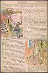 Molly Lamb présente certaines de ses oeuvres / Molly Lamb souffrante après avoir été en contact avec du sumac vénéneux August 3, 1943