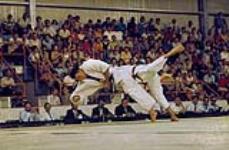 Judokas in action at the 1967 Pan Am Games in Winnipeg