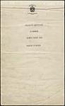 Certificat collectif pour les 19 membres de l'équipe olympique de hockey, de Boucher à Watson:"Nominal roll of 19 persons, members of the Olympic Hockey Team of Canada, proceeding to the United States of America, Belgium, Czechoslovakia, France, Holland, Sweden, Switzerland and the United Kingdom on the 8th of January 1948 and returning to Canada on the 8th of April, approximately"  1948.