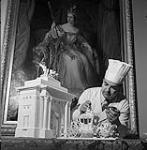 Un chef réalise une sculpture comestible 1953