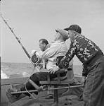 Men fishing for tuna 1956