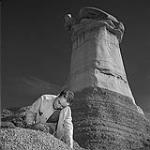 Ms. McVeigh, Drumheller Museum curator 1958