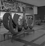 Salle d'attente principale de l'aéroport international de Gander 1959