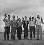 A group of falconers 1959