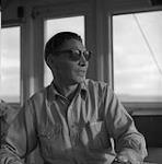 Gilbert Auger, capitaine du « Radium Trader » 1960