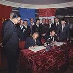 U.S.S.R. signing participation at Expo 67 April 28, 1966