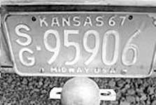 License plates of the various states and provinces May, 1967