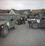 Fallex 88. Drivers of Umpire vehicles plotting positions of each Army Unit location September 1988.