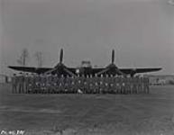 Squadron members gather for a group shot, Hudson 13 November 1944.