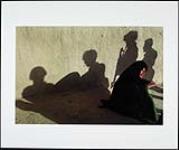 [An Afghan woman is questioned in her compound by Canadian soldiers from the Van Doos B Company] 2007
