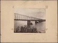 Chemin de fer Intercolonial, pont de la rivière Miramichi Sud 1875.