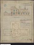 Lunenburg, N.S. Marine Hospital. Ground plan, front elevation 1879
