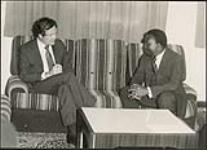 With General Denis Sassou N¿Guesso, Brazaville, (Zaïre) Congo