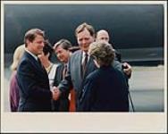 Raymond Chrétien et Al Gore, vice-président des États-Unis, lors d'une visite à Ottawa 19 juillet 1994