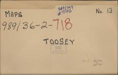 TOOSEY BAND MAPS - NUMBER 13 1960