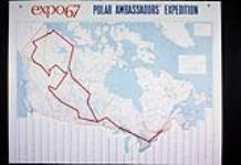 Polar Ambassadors' Expedition map [1963-1967]