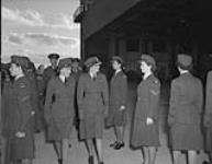 Inspection of W.D. personnel by air commander November 17, 1943.