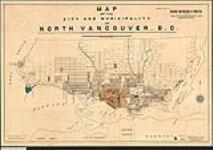Map of City and Municipality of North Vancouver, B.C. [cartographic material] 1910