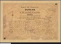 Plan of the township of Duncan in the district of Algoma, province of Ontario. / Thomas Byrne, O.L.S 1897.
