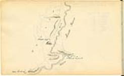 Map of area around the Hood River September 1, 1821.