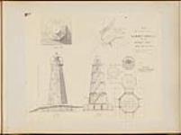 Plan of proposed lighthouse at Upper Gap, Bay of Quinte 1864