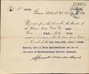 BERNIER, Jessie (Wife of Peter Kanihtawikahat and an heir of Kestohtewikapow Bernier) - Scrip number 12397 - Amount 60.00$ 25 August 1891