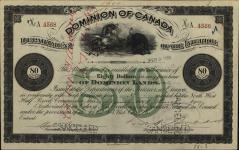 GRAY, George (Child of Alexander Gray) - Scrip number A 4568 - Amount 80.00$ 1901/03/18