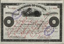 GREY, Philip (Half-brother and one of the heirs of Louis Grey) - Scrip number A 25146 - Amount 30.00$ - Certificate number D 2342 1900/10/19-1900/11/28