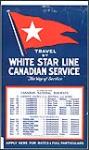 White Star Line sailings from Montreal, Quebec, and Halifax 1932