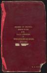 ORDER IN COUNCIL RESPECTING THE CLAIMS OF THE HALF-BREEDS OF MANITOBA AND THE NORTH-WEST TERRITORIES. (INDEX) 1871-1911