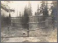 Old cemetery at original site of Fort Yukon, [Alaska], used when it was a Hudson Bay's post [between 1889-1942].