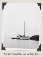 "Peter Pond" Indian Affairs boat, near Rocher River, Northwest Territories 1930-1961