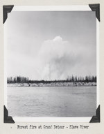 Forest fire at Grand Detour - Slave River 1930-1961