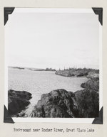 Rocky coast near Rocher River, Great Slave Lake 1930-1961