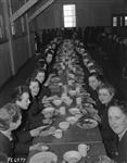 General shot of girls in Mess Hall 23 February 1942.