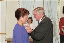 [Beverly Sharon Mascoll receiving the Order of Canada] 22 October 1998.
