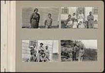 [Photograph album of people and houses in an unidentified First Nations community, likely Haudenosaunee or Anishinaabe, page 3] [between 1910-1921]